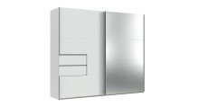 Schwebetürenschrank >palermo< in WEISS /...