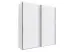 Schwebetürenschrank >palermo< in WEISS, Holzwerkstoff - 200x216x65cm (BxHxT)
