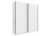 Schwebetürenschrank >palermo< in WEISS, Holzwerkstoff - 200x216x65cm (BxHxT)