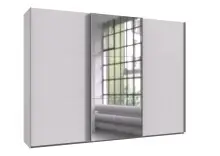 Schwebetürenschrank >palermo< in WEISS /...