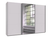 Schwebetürenschrank >palermo< in WEISS /...