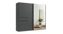 Schwebetürenschrank >palermo< in GRAPHIT /...