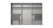 Schwebetürenschrank >palermo< in GRAPHIT / SPIEGEL - 300x216x65 (BxHxT)
