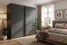 Schwebetürenschrank >palermo< in GRAPHIT, Holzwerkstoff - 200x216x65cm (BxHxT)