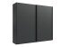Schwebetürenschrank >palermo< in GRAPHIT, Holzwerkstoff - 250x216x65cm (BxHxT)