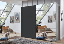 Schwebetürenschrank >palermo< in GRAPHIT /...