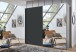 Schwebetürenschrank >palermo< in GRAPHIT / SPIEGEL - 250x216x65 (BxHxT)