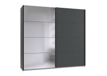 Schwebetürenschrank >AALST< in GRAPHIT /...