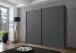Schwebetürenschrank >AALST< in GRAPHIT - 180x208x65cm (BxHxT)