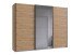 Schwebetürenschrank >AALST< in ARTISAN EICHE Dekor / SPIEGEL - 270x208x65cm (BxHxT)