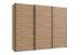 Schwebetürenschrank >AALST< in ARTISAN EICHE NACHBILDUNG - 270x208x65cm (BxHxT)