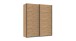 Schwebetürenschrank >AALST< in ARTISAN EICHE NACHBILDUNG - 180x208x65cm (BxHxT)