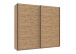 Schwebetürenschrank >AALST< in ARTISAN EICHE NACHBILDUNG - 225x208x65cm (BxHxT)
