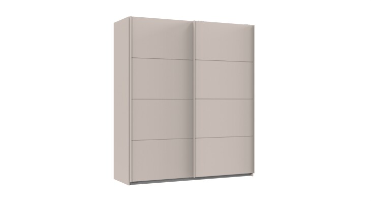 Schwebetürenschrank >AALST< in KASCHMIR - 180x208x65cm (BxHxT)
