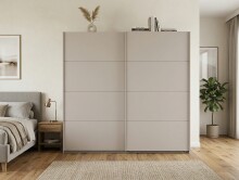 Schwebetürenschrank >AALST< in KASCHMIR - 225x208x65cm (BxHxT)