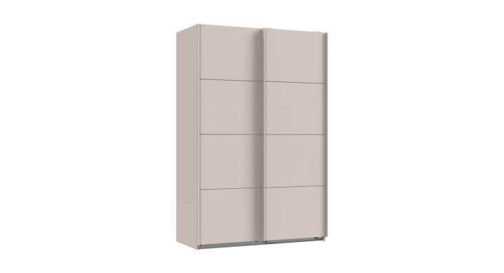 Schwebetürenschrank >AALST< in KASCHMIR - 135x208x65cm (BxHxT)