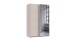 Schwebetürenschrank >AALST< in KASCHMIR / SPIEGEL - 135x208x65cm (BxHxT)