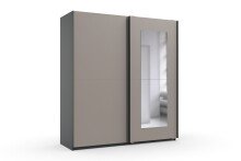 Schwebetürenschrank >DUNEN< in Saharagrau /...