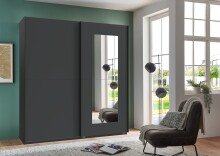 Schwebetürenschrank >DUNEN< in GRAFIT /...