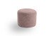 Polsterhocker >Kolo< in altrosa, Cord - 51x41x51cm (BxHxT)