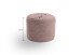 Polsterhocker >Kolo< in altrosa, Cord - 51x41x51cm (BxHxT)