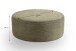 Polsterhocker >Kolo< in khaki, Cord - 103x39x103cm (BxHxT)