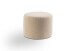 Polsterhocker >Kolo< in beige, Boucle - 51x41x51cm (BxHxT)