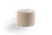 Polsterhocker >Kolo< in beige, Boucle - 51x41x51cm (BxHxT)