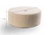 Polsterhocker >Kolo< in beige, Boucle - 103x39x103cm (BxHxT)