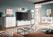 Sideboard >Ice< in Weiß / Weiß Hochglanz - 125x81x37cm (BxHxT)
