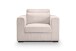 Sessel >Almera< in braun-beige, Cord - 120x92x112cm (BxHxT)