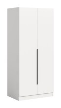 Kleiderschrank >Kopenhagen< in Weiß - 80x181x52cm (BxHxT)