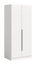 Kleiderschrank >Kopenhagen< in Weiß - 80x181x52cm (BxHxT)