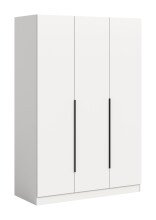 Kleiderschrank >Kopenhagen< in Weiß - 120x181x52cm (BxHxT)