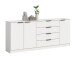 Sideboard >Kopenhagen< in Weiß - 185x80x35cm (BxHxT)