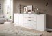 Sideboard >Kopenhagen< in Weiß - 185x80x35cm (BxHxT)