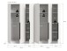 Kleiderschrank >Kopenhagen< in Weiß - 240x181x52cm (BxHxT)