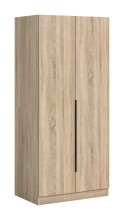 Kleiderschrank >Kopenhagen< in Sonoma Eiche - 80x181x52cm (BxHxT)