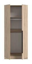 Kleiderschrank >Kopenhagen< in Sonoma Eiche - 80x181x52cm (BxHxT)