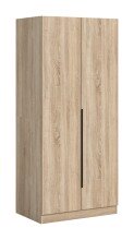 Kleiderschrank >Kopenhagen< in Sonoma Eiche - 80x181x52cm (BxHxT)