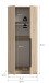 Kleiderschrank >Kopenhagen< in Sonoma Eiche - 80x181x52cm (BxHxT)