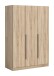 Kleiderschrank >Kopenhagen< in Sonoma Eiche - 120x181x52cm (BxHxT)
