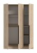 Kleiderschrank >Kopenhagen< in Sonoma Eiche - 120x181x52cm (BxHxT)