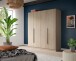Kleiderschrank >Kopenhagen< in Sonoma Eiche - 160x181x52cm (BxHxT)
