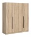 Kleiderschrank >Kopenhagen< in Sonoma Eiche - 160x181x52cm (BxHxT)