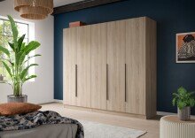 Kleiderschrank >Kopenhagen< in Sonoma Eiche -...