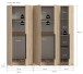 Kleiderschrank >Kopenhagen< in Sonoma Eiche - 200x181x52cm (BxHxT)