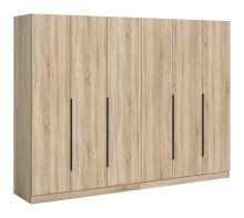 Kleiderschrank >Kopenhagen< in Sonoma Eiche - 240x181x52cm (BxHxT)