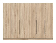Kleiderschrank >Kopenhagen< in Sonoma Eiche - 240x181x52cm (BxHxT)