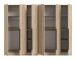 Kleiderschrank >Kopenhagen< in Sonoma Eiche - 240x181x52cm (BxHxT)